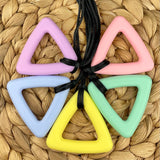 Triangle Chewy Necklace