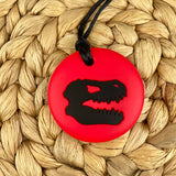 Dino Skull Chewy Necklace