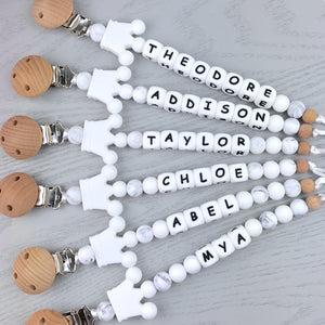 Crown Personalised Dummy Clip