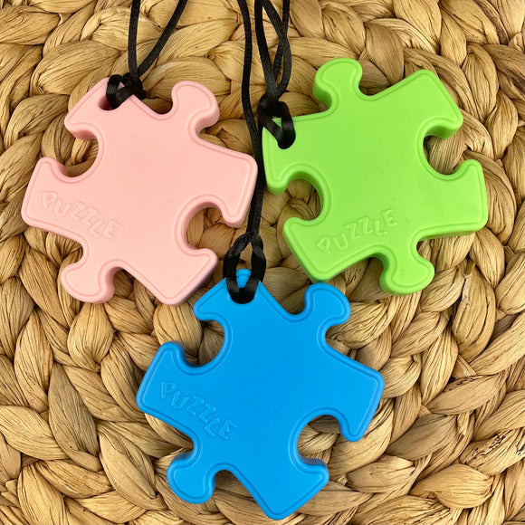 Puzzle Chewy Necklace