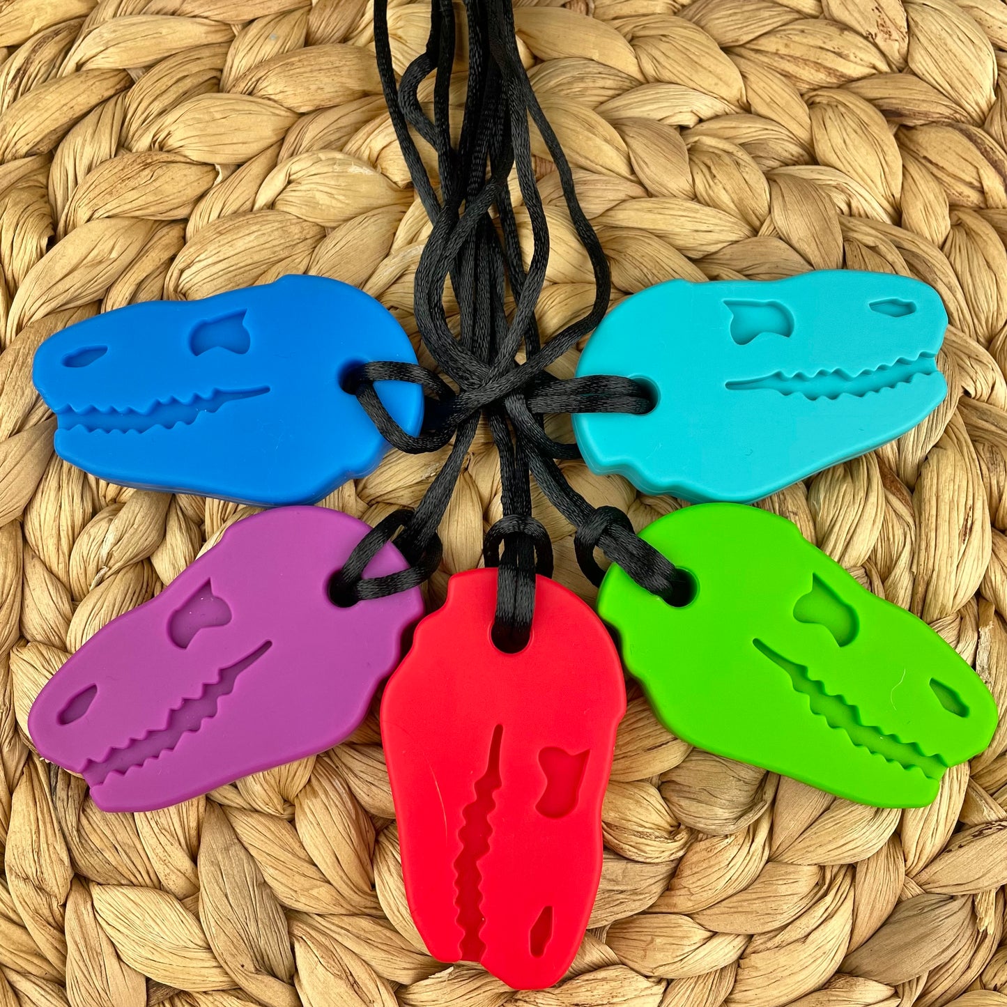 Dino Skull Chewy Necklace
